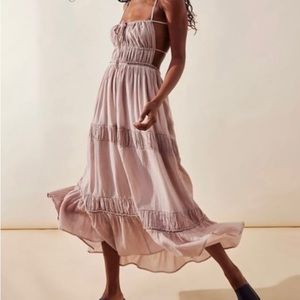 Free People- Taking Sides Maxi Dress